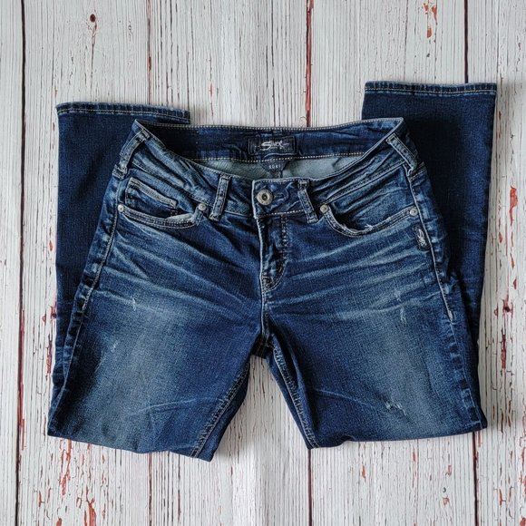 Silver Suki Capri Jeans 29x22.5 - Picture 2 of 11